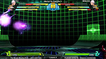 The Break Weekly #128 - MvC3 L4 - Vex VS MrQuotes