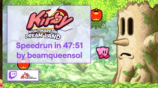 Kirby: Nightmare in Dream Land Solo by beamqueensol in 47:51 - Together For Good 2023