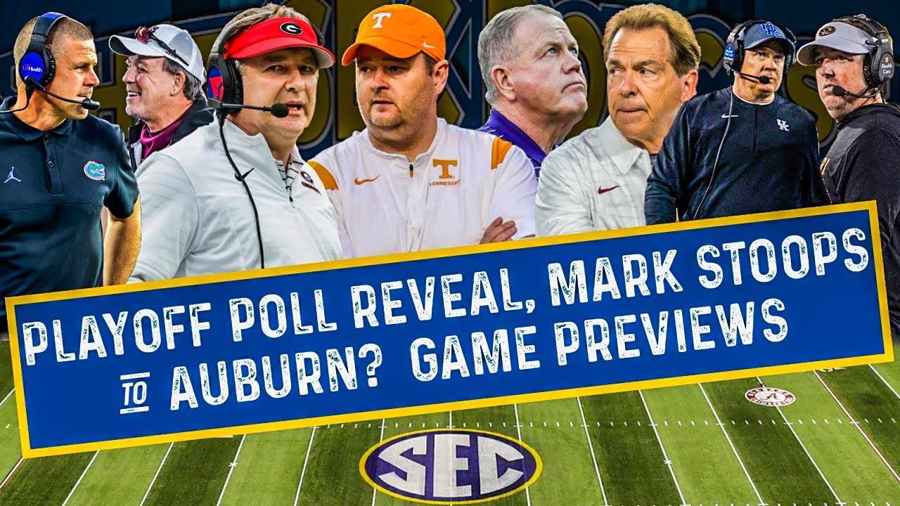 College Football Playoff Poll Reveal, Mark Stoops to Auburn? YouTube