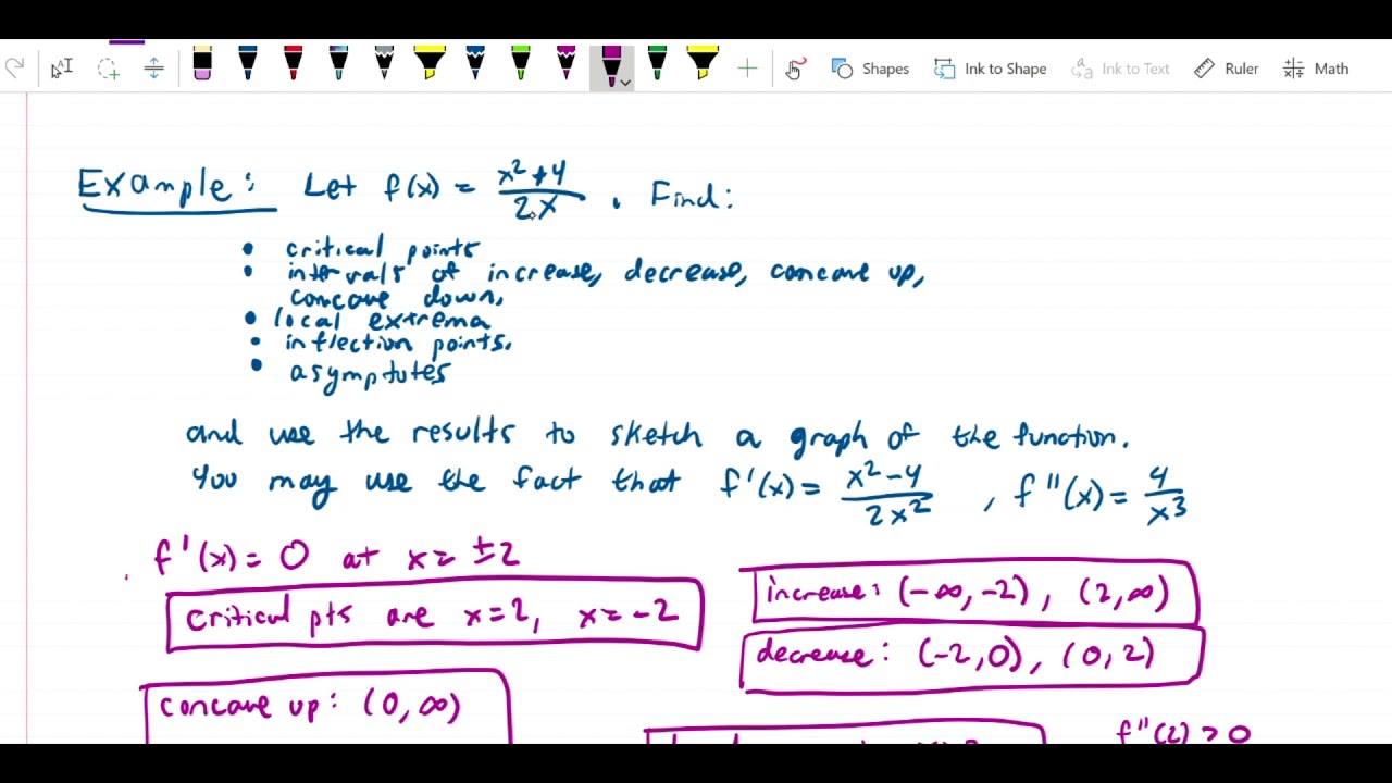 Graph Sketching X Squared Plus 4 Over 2x YouTube graph-sketching-x-squared-plus-4-over-2x-youtube