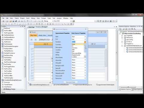 Codeless Data Binding with RadScheduler for WinForms
