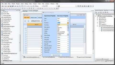 Codeless Data Binding with RadScheduler for WinForms