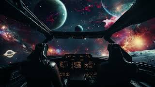 Deep Space Lodging 🛸 Spaceship Relaxation | Relaxing Sounds of Space Flight | Healing Soul