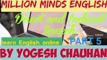 Direct Indirect Part 5 Change in Interrogative Sentences