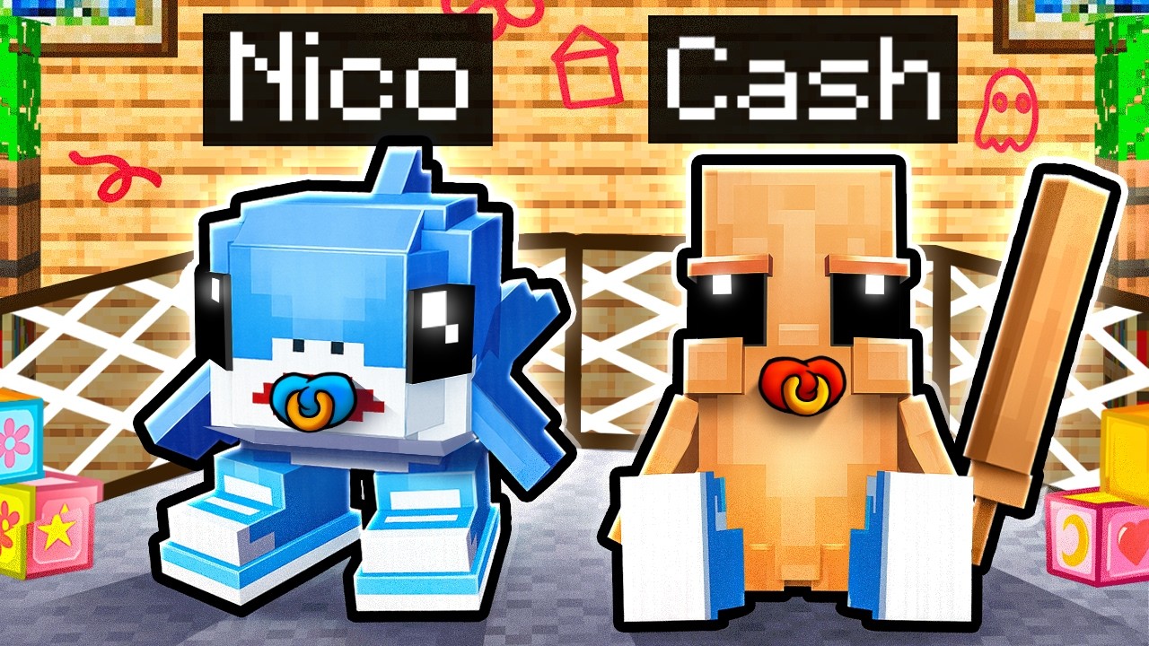 Мы превратились в МАЛЫШЕЙ-ГНИЛЬЩИКОВ в Minecraft!