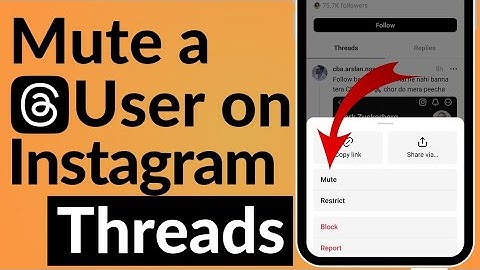 How to Mute Someone on Instagram Threads (2023) | Instagram Threads