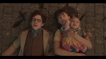 ASOUE Vile Village Baudelaires and Quagmires