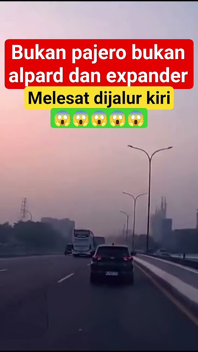 BUKAN pajero bukan alpard dan expander melsat di jakur kiri #videos #jalantol #shorts #viral #fyp