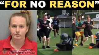 Woman Attacks 13-Year Black Teen During Rec League Football Game!! Woman Attacks 13-Year Black Teen During Rec League Football Game!!