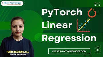 What is Linear Regression in PyTorch | PyTorch Linear Regression