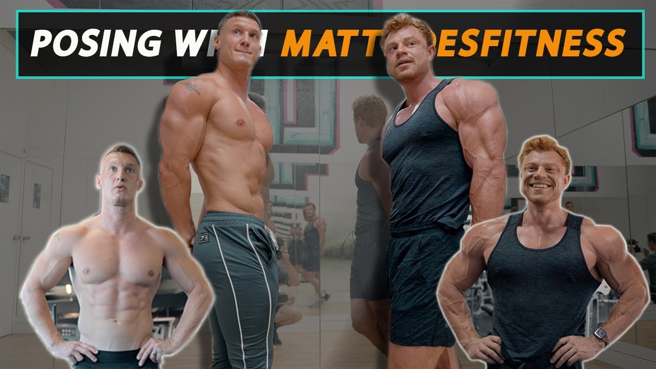 MattDoesFitness Does Bodybuilding IFBB PRO Push Workout + Posing