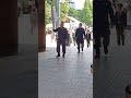 警察官👮‍♂️に見張られてる右翼の方々、【終戦記念日】靖国神社