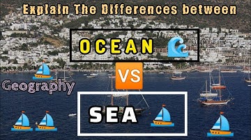 Ocean vs Sea Explain The Difference between SEA and OCEAN 🌊💦🏖️⛵