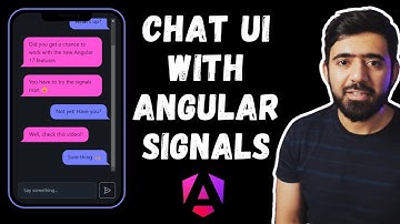 Building a chat app with modern Angular Signals