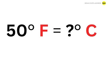 What is 50 degrees Fahrenheit in Celsius ? - QnA Explained