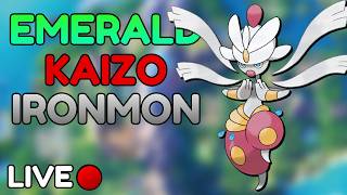 Continuing My First Ever EMERALD KAIZO IRONMON | Live