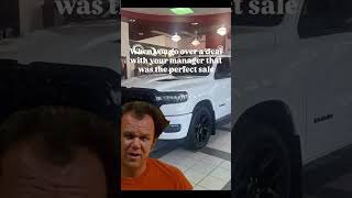 Going over the perfect deal #funny #viral #carsales #automotive #comedy #saleslife #dealership