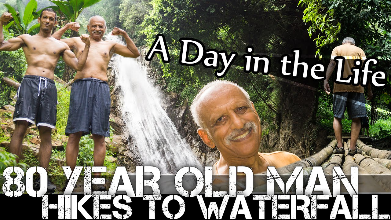 80 YEAR OLD MAN HIKING TO THAILAND WATERFALL - CHIANG RAI VLOG-(ADITL EP68)