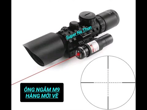 Video ỐNG NGẮM TÂM M9 SÚNG NÁ CAO SU | ỐNG NGẮM SÚNG - youtube
