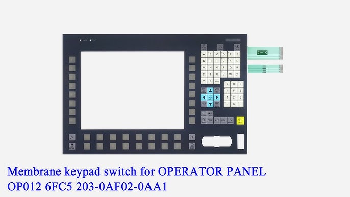 ABB PP883 3BSE092979R1 Front Overlay HMI Panel Glass