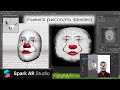 Как создать маску в Spark AR - качественно рисуем "Маска клоуна оно Пеннивайз"