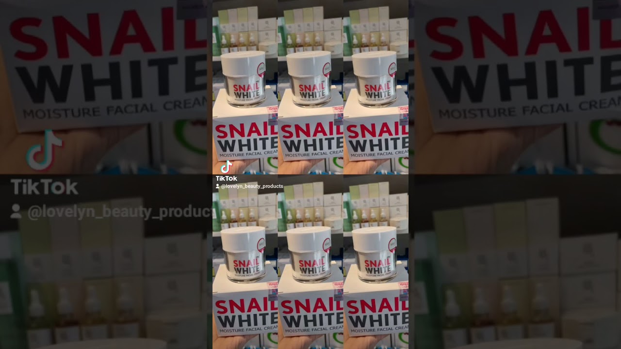 snail white  moisture facial cream.