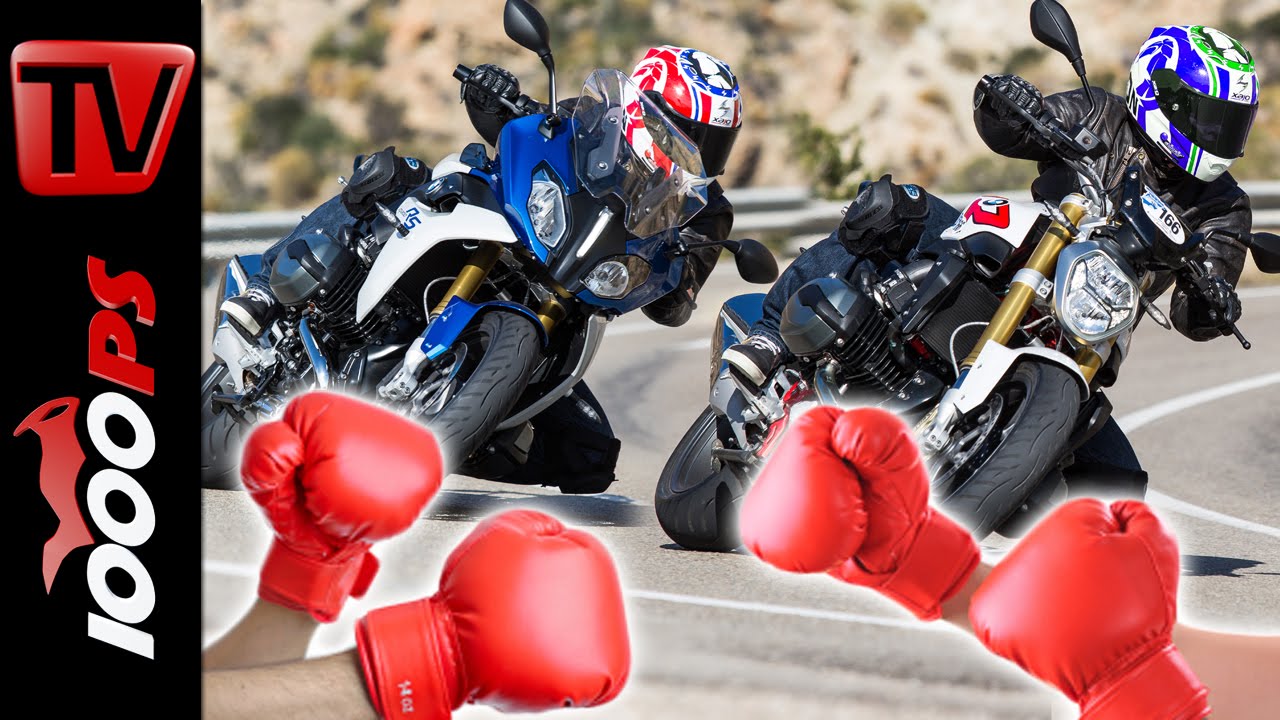 BMW R 1200 RS vs R 1200 R Test | Boxer Vergleich 2016 - BMW Motorrad Test-Camp Almeria 2016