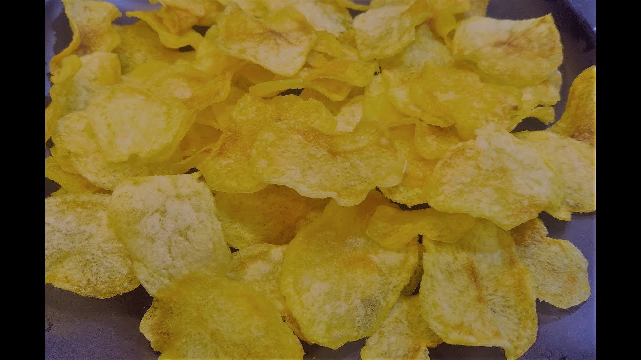 How to make Potato Wafers/Chips Home YouTube