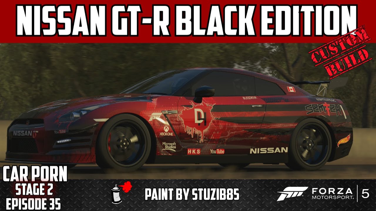 1280px x 720px - Forza 5 - Custom Nissan GT-R Black Edition - Car Porn Stage 2 EP35