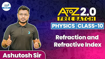 Understand Refraction & Refractive Index | CBSE Class 10 Physics | NCERT Science | Ashutosh Sir