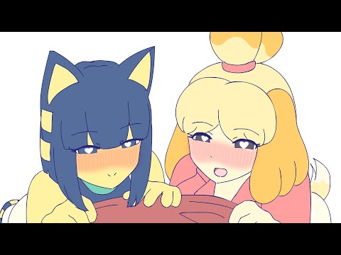 Ankha and Isabelle got drunk | An Animal Crossing anime