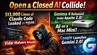 Claude Code LEAKED + Gemma 4 on a Mac Mini: AI Goes Wild