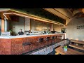 Latest caf  bar restaurant design 2023   brew merchant  by sayyam interiors 