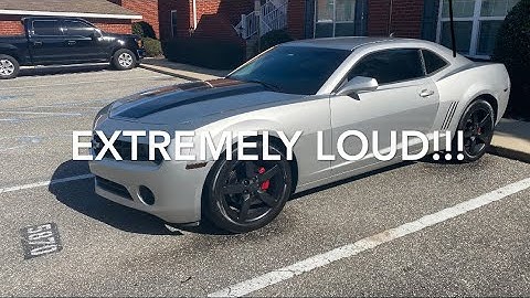 V6 CAMARO STRAIGHT PIPE!!! EXTREMELY LOUD!!!