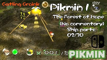 Pikmin 1 - Day 2 - A New Pikmin Type! - (No Commentary) - (Nintendo Switch)