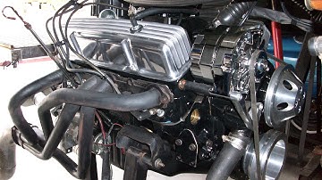 350 SBC on run stand, Rocket Performance Speed and Custom, Performance Engines