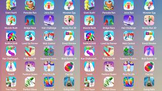 Muscle Rush,Bridge Race,Hair Challenge,Money Run 3D,Ball Run 2048,Level Up Runner,Mob Control,.. screenshot 3