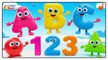 Preschool Learning activities for 3 year olds at home | Learn ABC Phonics Shapes Numbers Colors 🌈