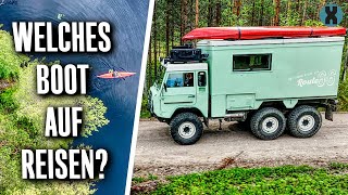 Unterwegs auf Camper-Reise: Welches Boot eignet sich zum Mitnehmen? (🇩🇪+🇬🇧🇺🇸)