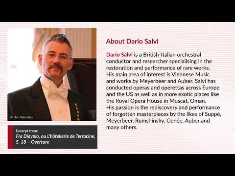 Dario Salvi conducts opera overtures by Daniel-François-Esprit Auber (Vol. 4)