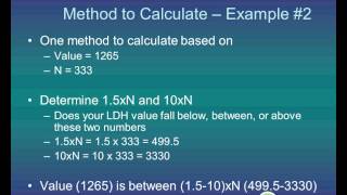 Testis: Calculating the LDH Range for SSF 10 and SSF 16 screenshot 4