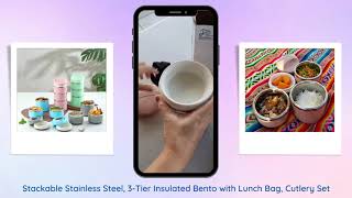 Lille Home 3-tier Stackable Bento