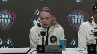 Paige Bueckers & Geno Auriemma on UConn's Late Offensive Foul vs. Iowa | 2024 March Madness