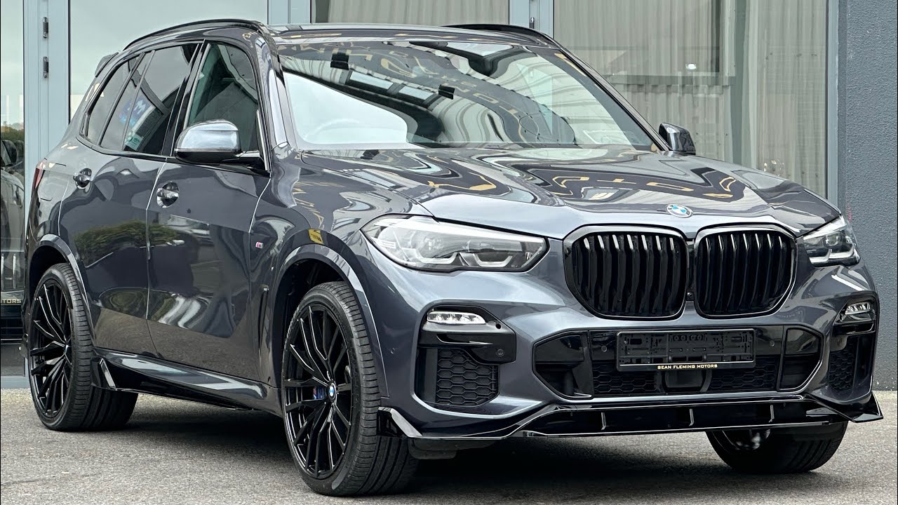 BMW, X5, 45e, M-Sport, Full body kit, 2022. Grey. - YouTube