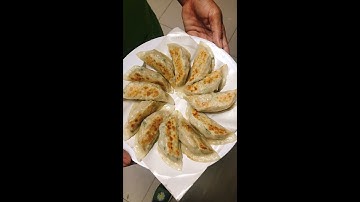 Japanese gyoza making machine , momo machine dumpling machine working video