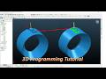 Autodesk powermill tutorial | cricle 3D Slot Programming tutorial Hindi