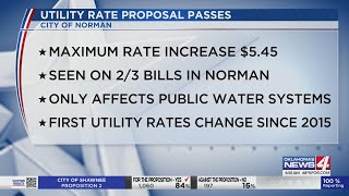 Norman voters approve of water rate change