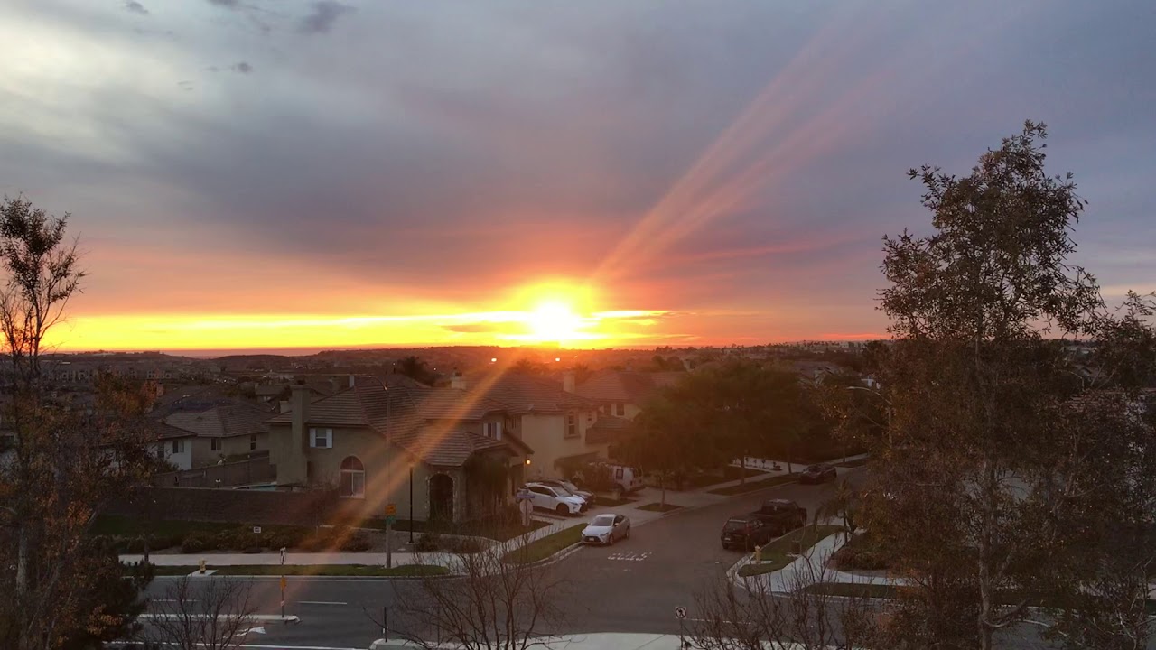 March Sunset at 7pm YouTube