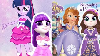 My talking Angela 2 💋||My Little Pony🦄|| Twilight sparkle🆚 Princess Sofia|| cosplay