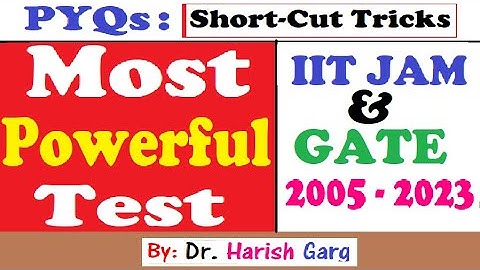 PYQs on Most Powerful and Likelihood Ratio Test | GATE and IIT JAM 2005 to 2023 | Short Cut Tricks